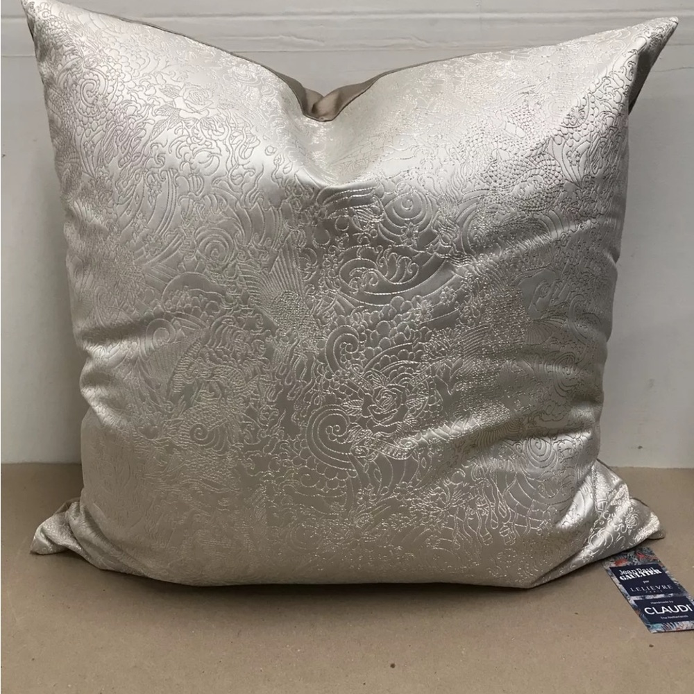 Jean Paul Gaultier Embroidered Serpent Decorative Cushion Pillow